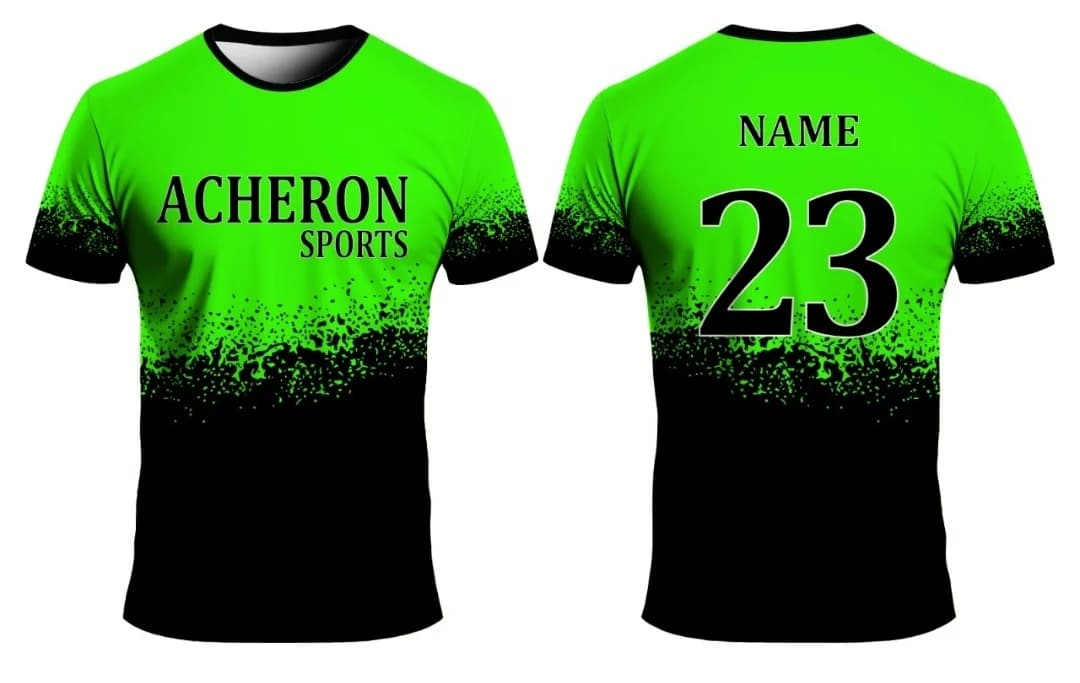 Jersey with Acheron Sports graphics