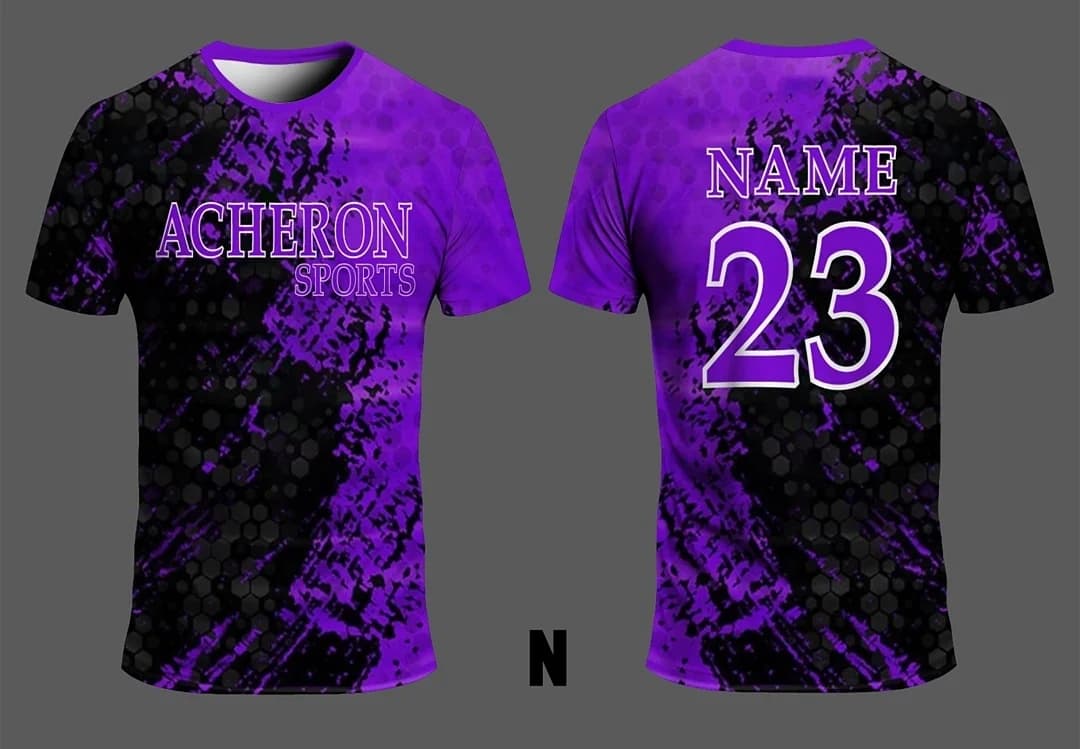 Jersey with Acheron Sports graphics