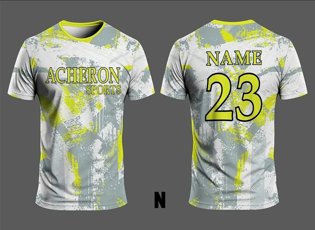 Jersey with Acheron Sports graphics