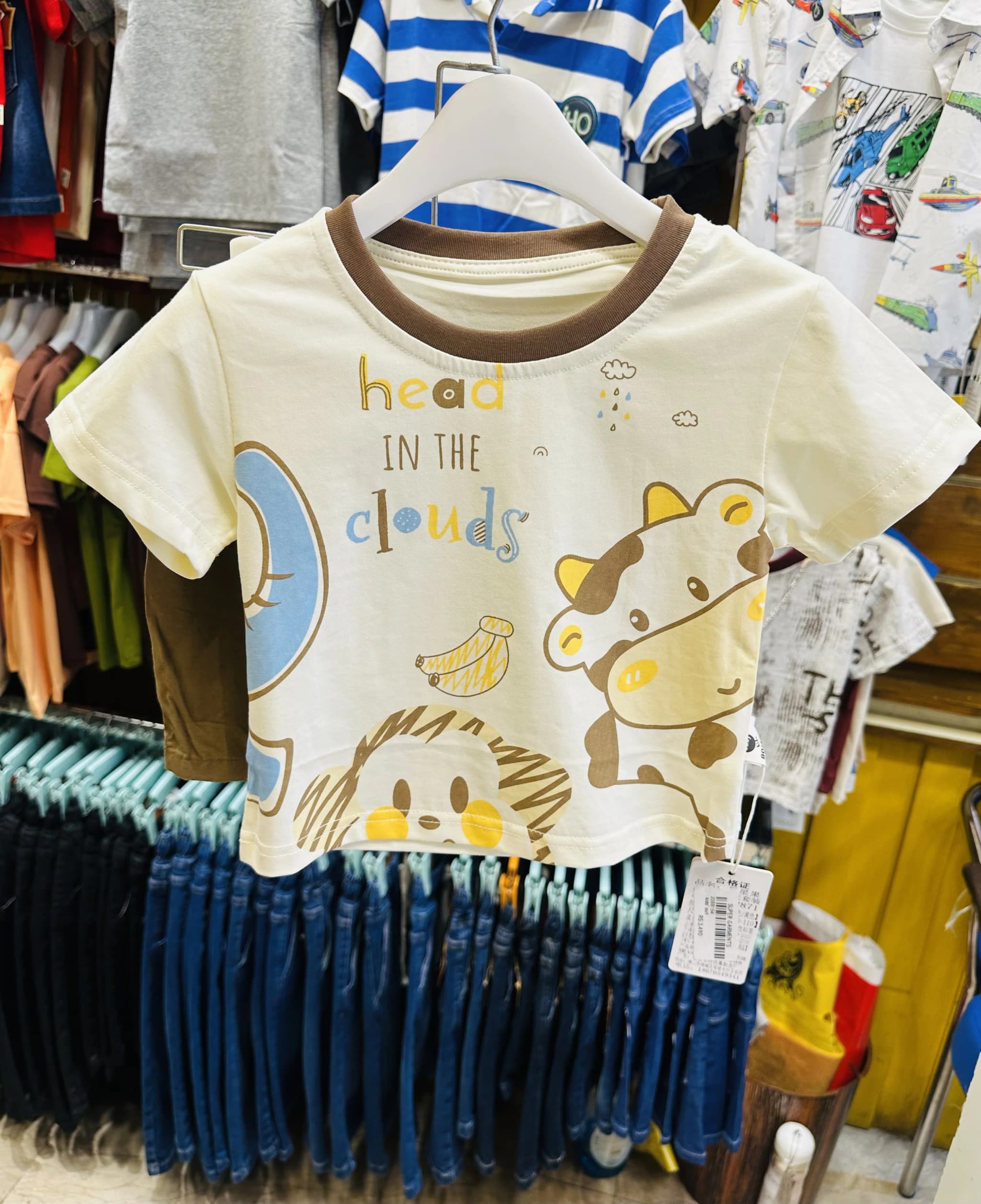 Kids animal graphic T-shirt