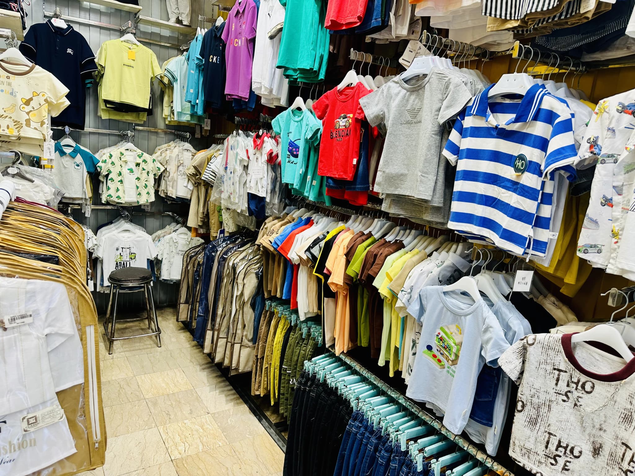 Kids clothing assortment