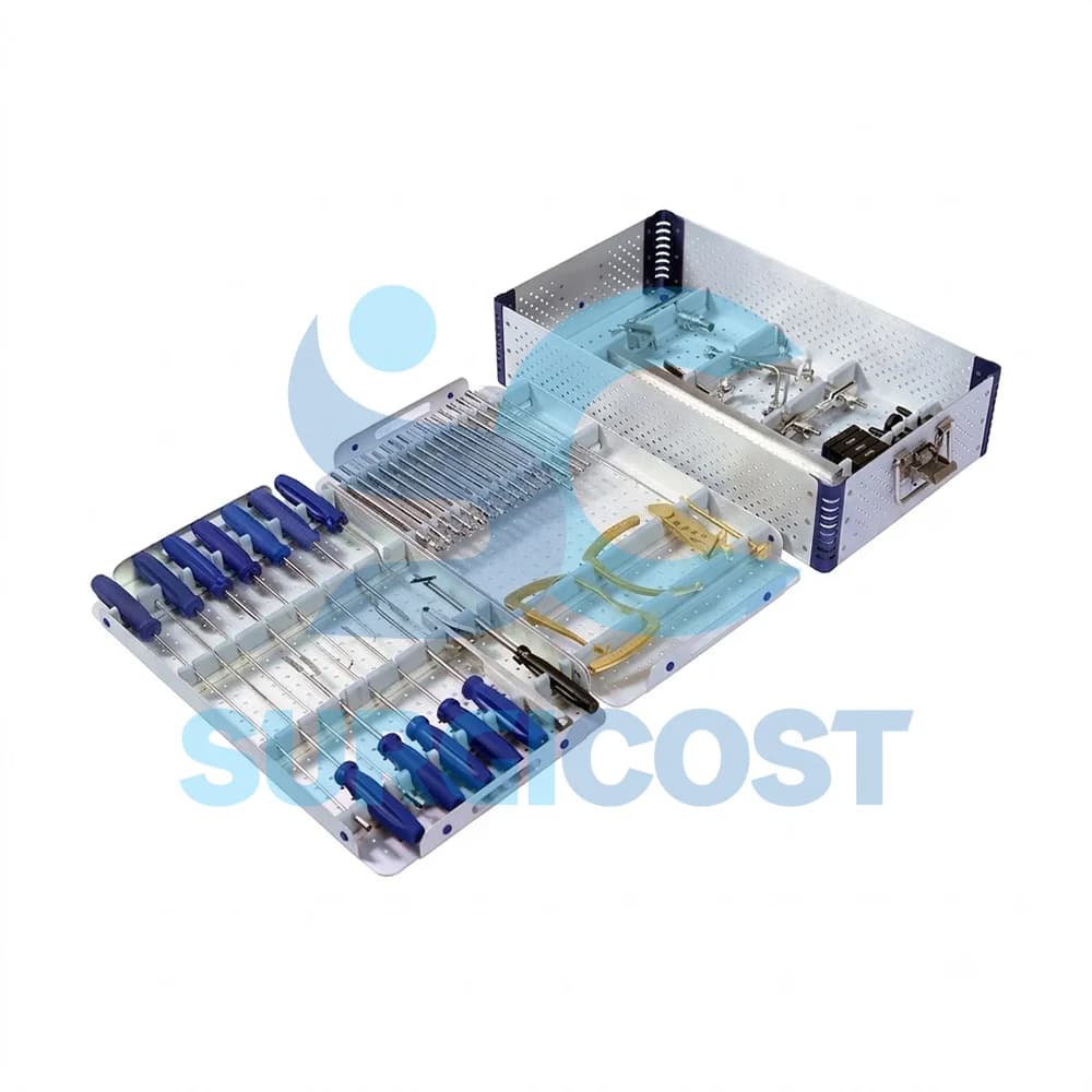 Knee arthroscopy instrument set
