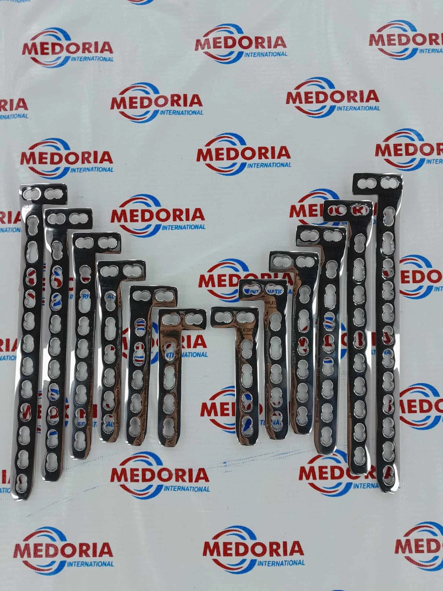 L-shaped locking plates