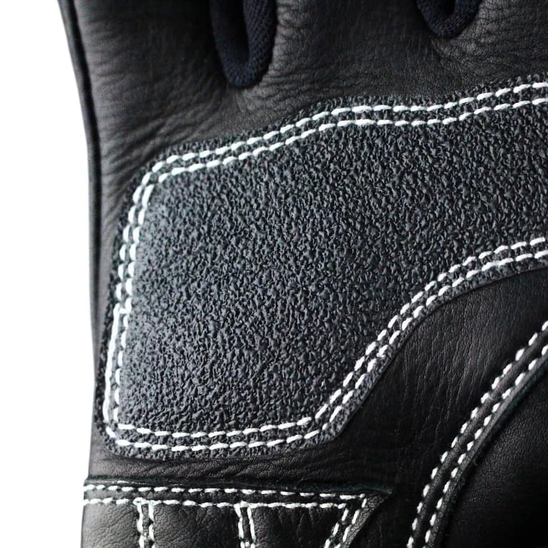 Textured palm glove detail