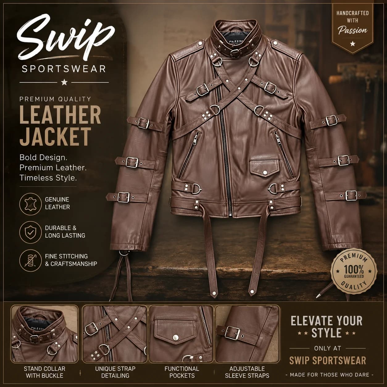 Leather jacket