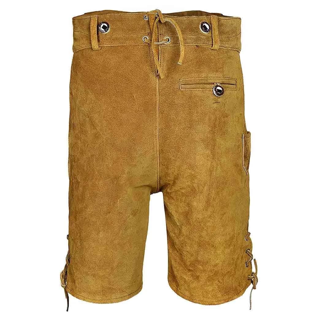 Leather shorts