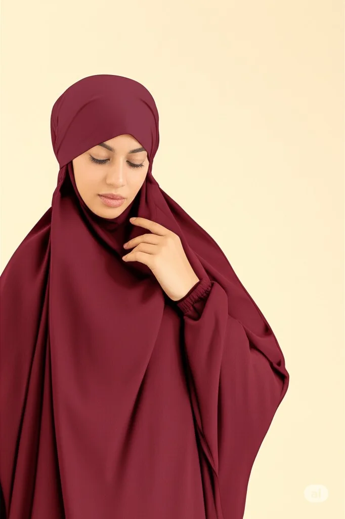 Maroon namaz chadar