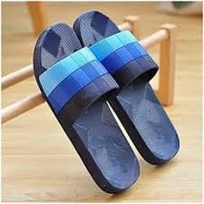 Men's PVC Flip Flops with Non-Slip Sole and Wide Strap – Open-Toe Beach Sandals