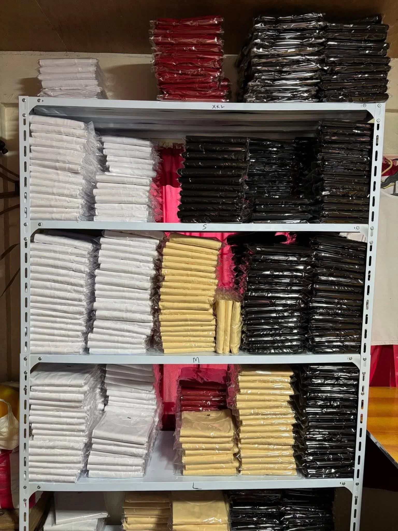 Packaged T-shirts