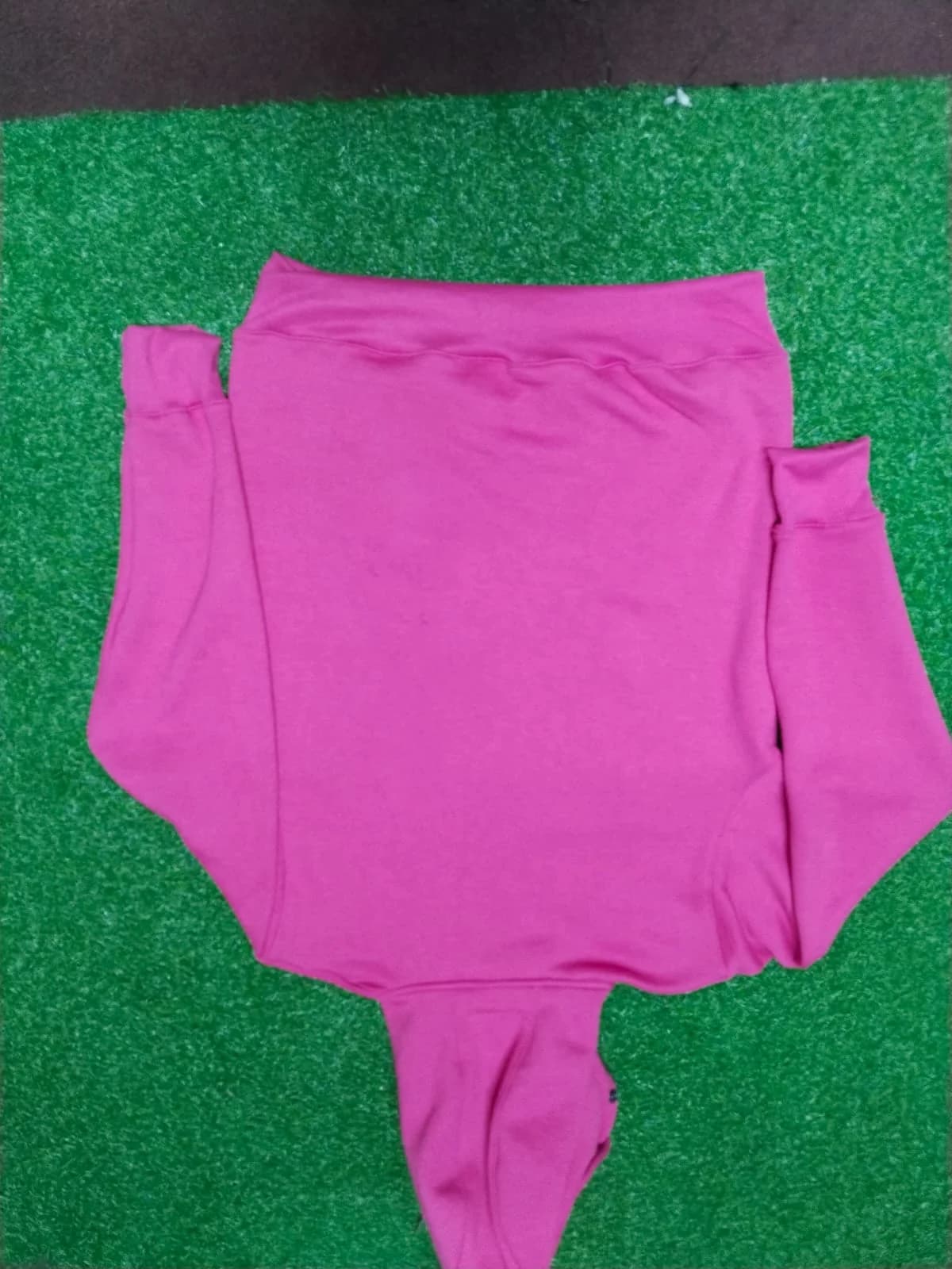 Pink zip-up hoodie back