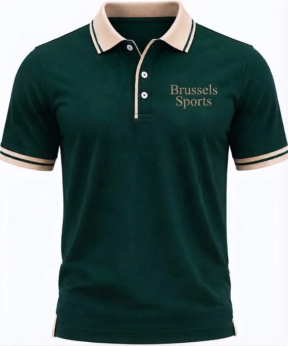 Polo shirt with Brussels Sports branding