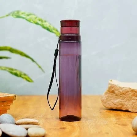 Portable Sports Water Bottle with Strap and Protective Casing - thumbnail 3