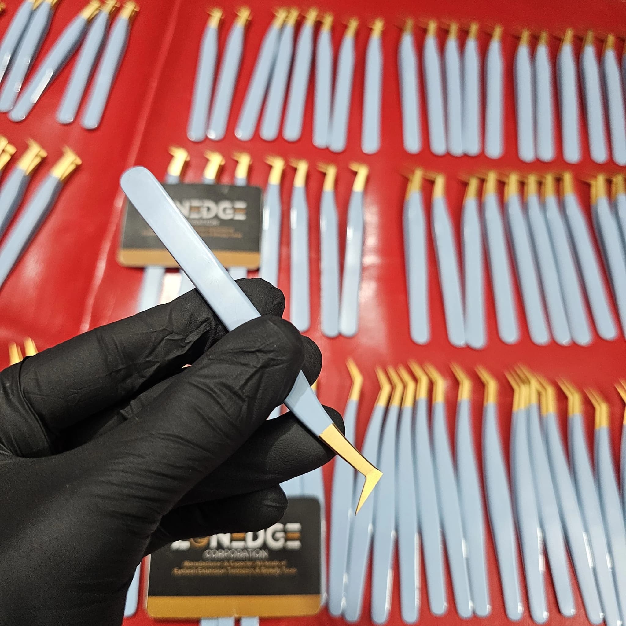 Precision Stainless Steel Eyelash Extension Tweezer