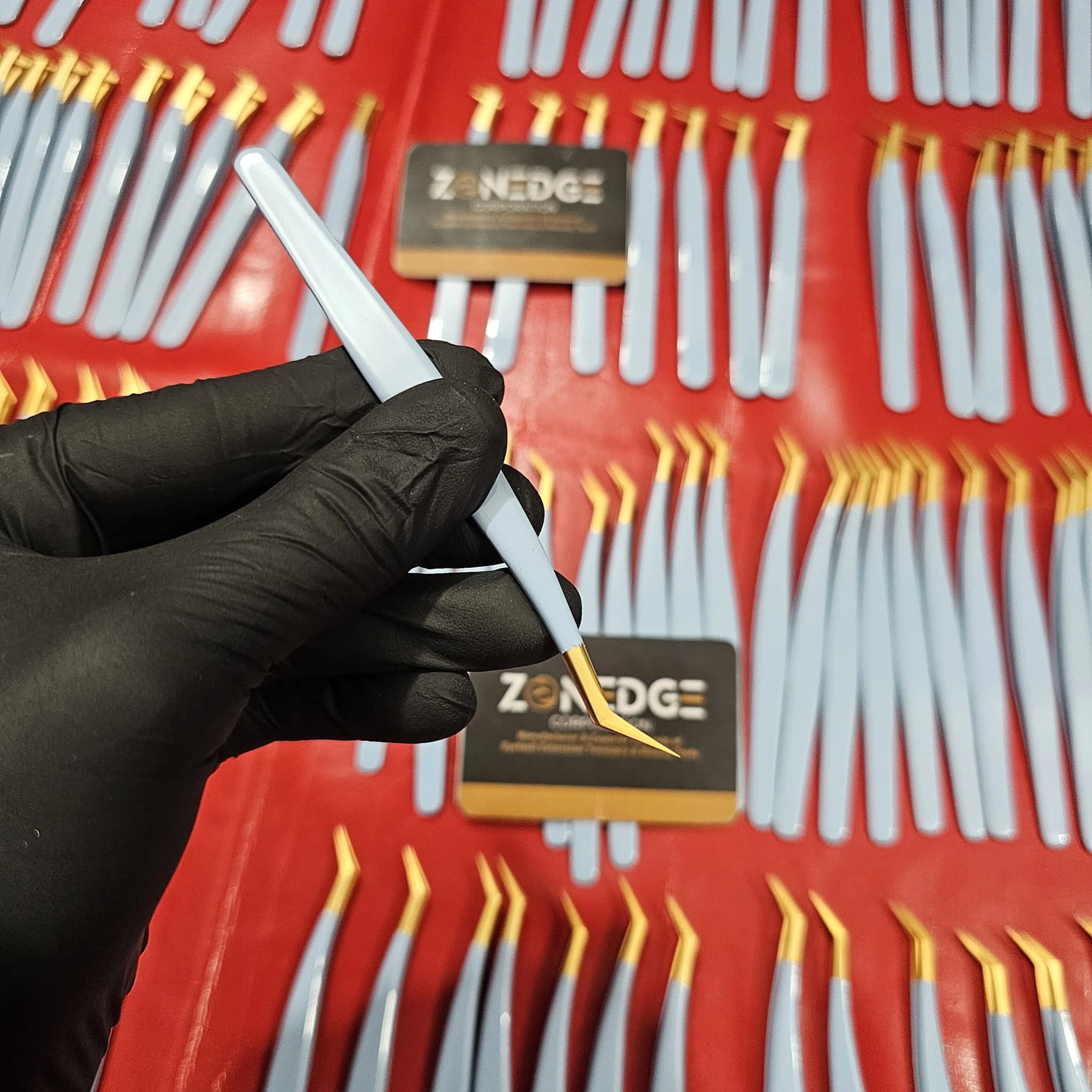 Precision Stainless Steel Eyelash Extension Tweezer