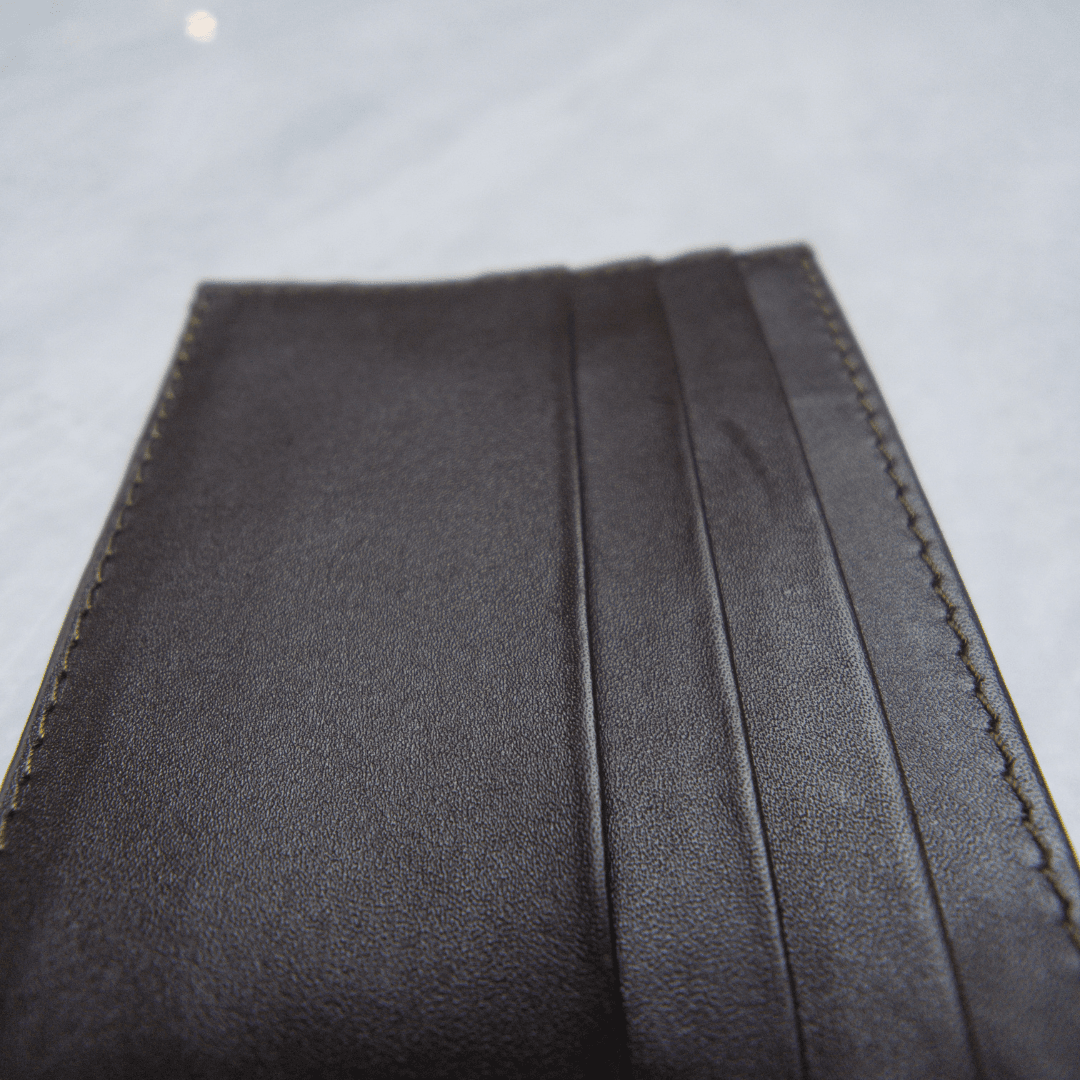 Premium Black Leather Card Holder