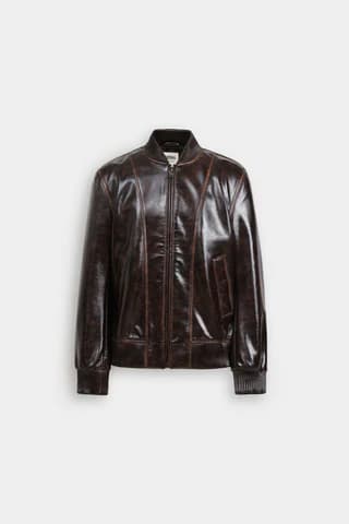 Men's Leather Jackets – Classic and Bomber Styles in Black and Dark Brown