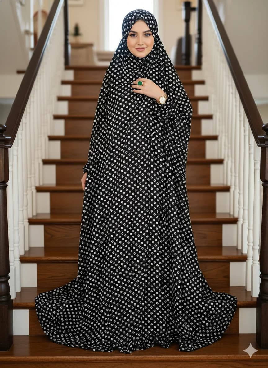 Printed full-length namaz chadar