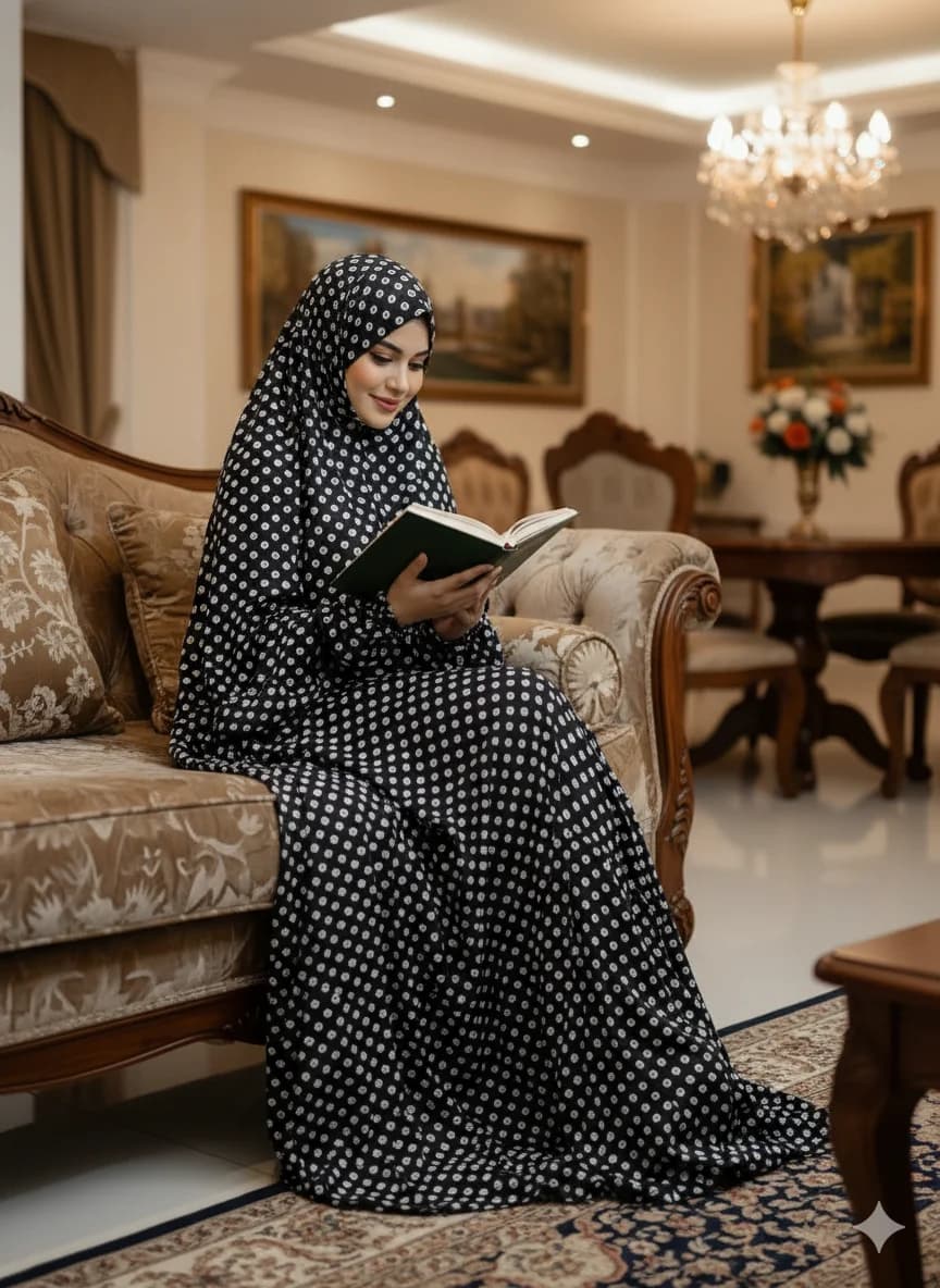 Printed sleeved chadar