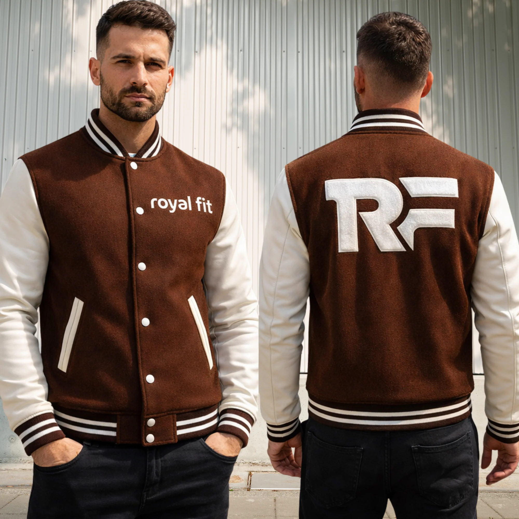 Royal Fit varsity jacket