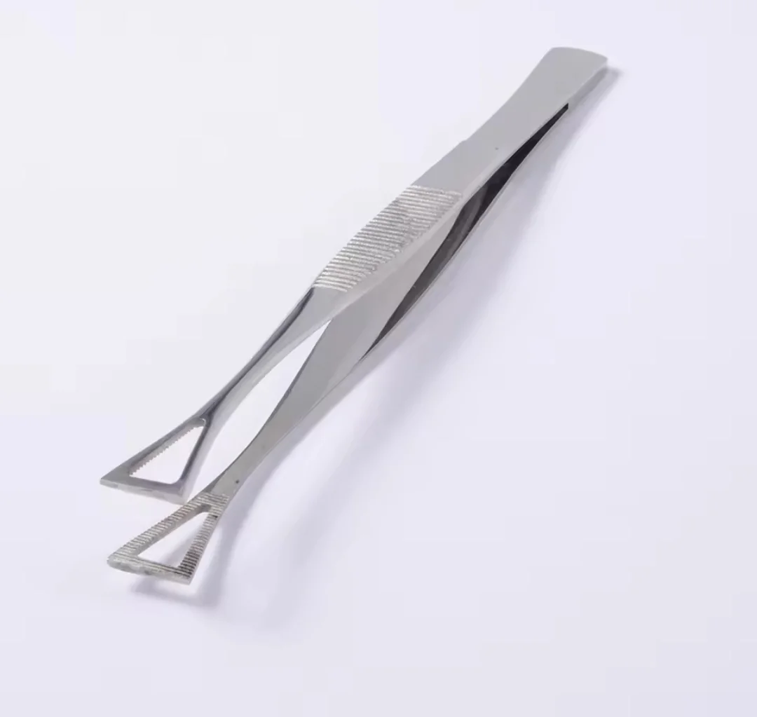 Silver piercing forceps