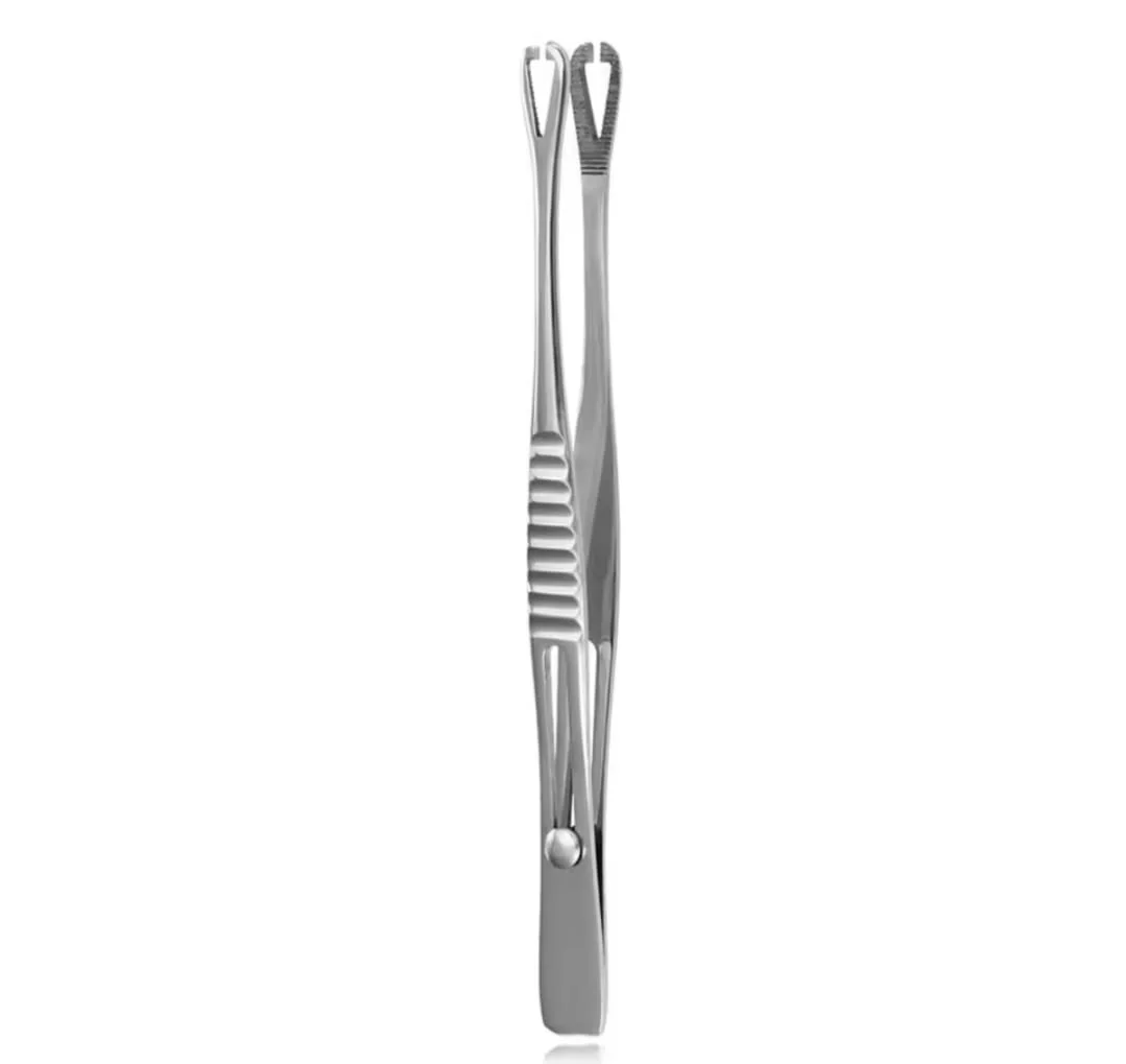Silver piercing forceps