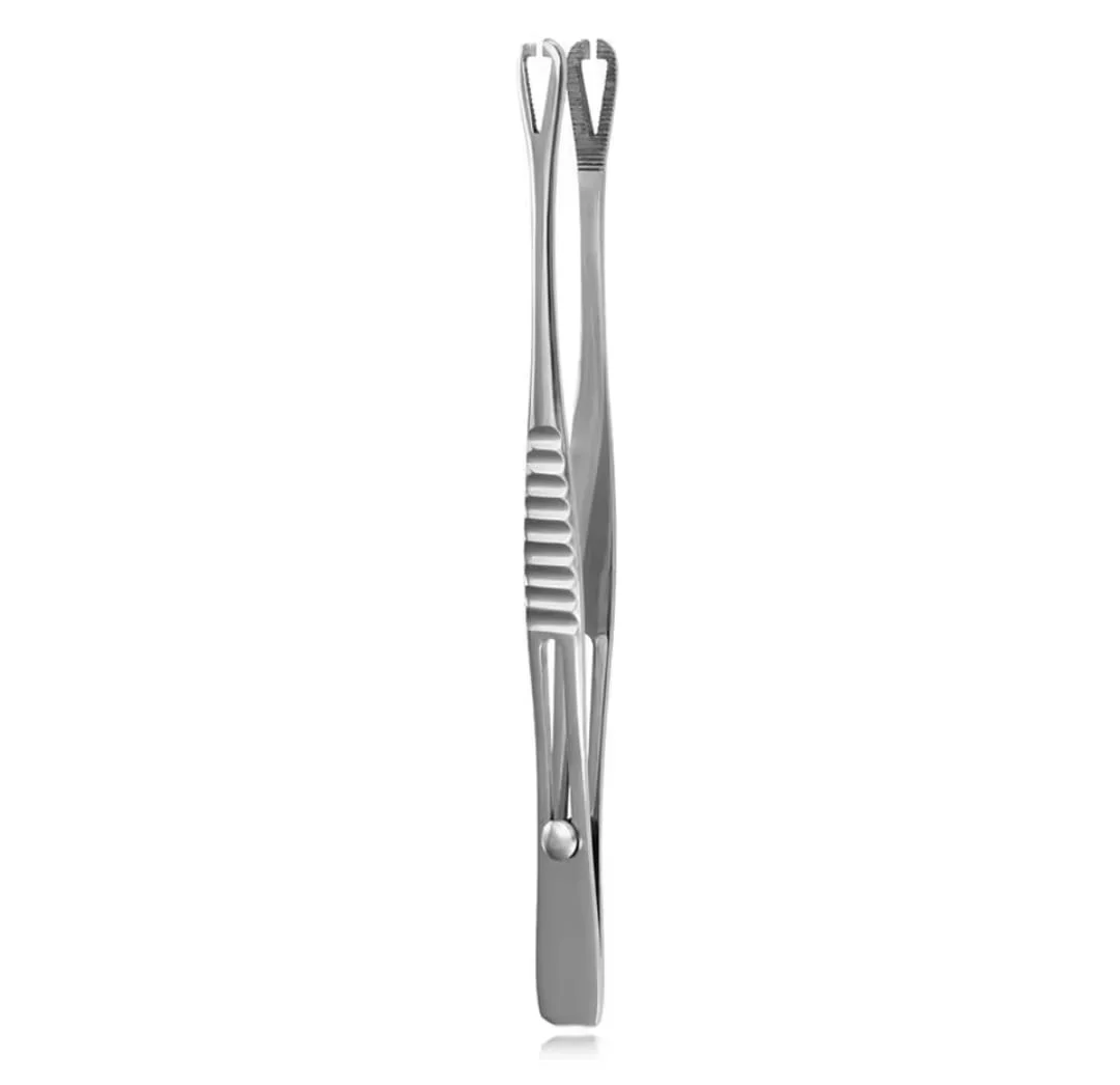 Silver piercing forceps