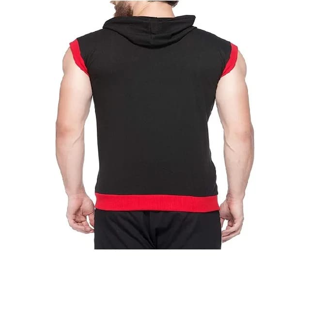 Sleeveless hooded vest