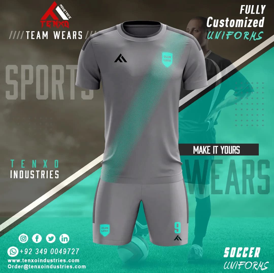 Soccer uniform set