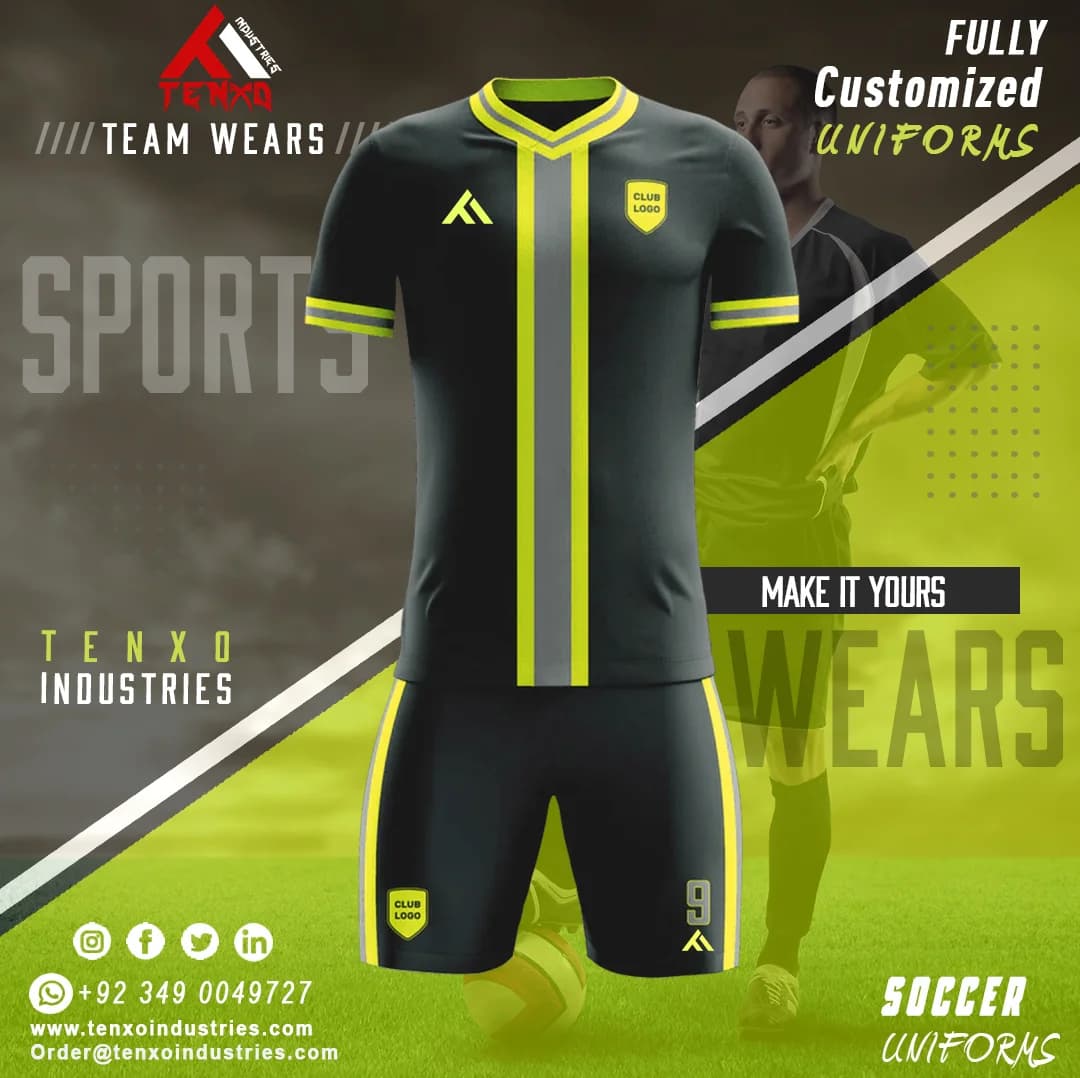 Soccer uniform set