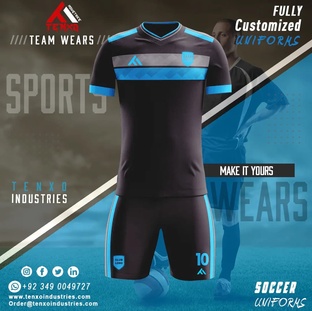 Soccer uniform set