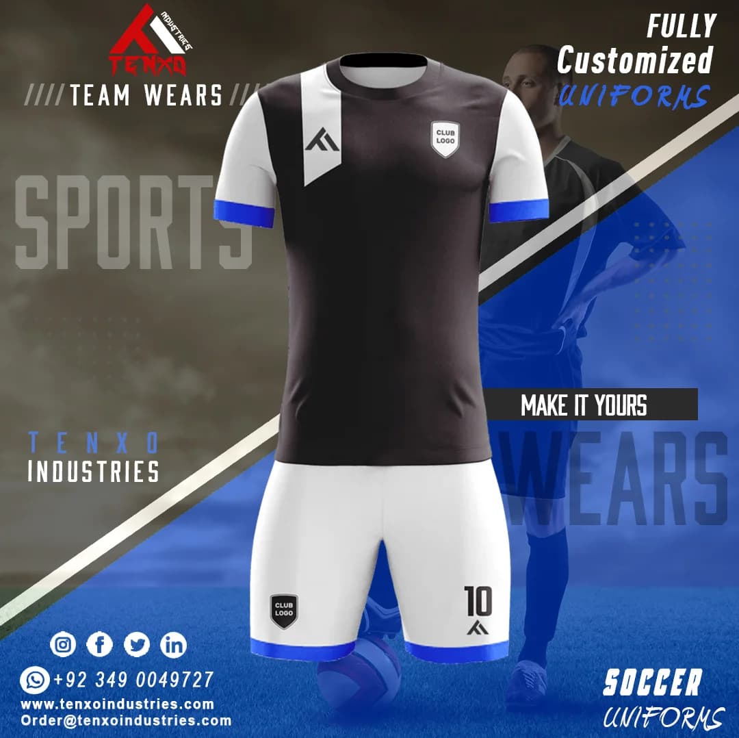 Soccer uniform set
