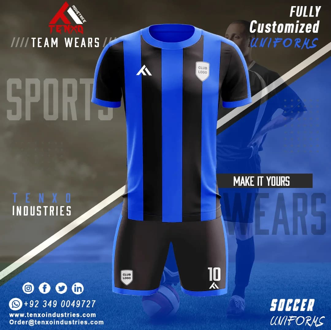 Soccer uniform set