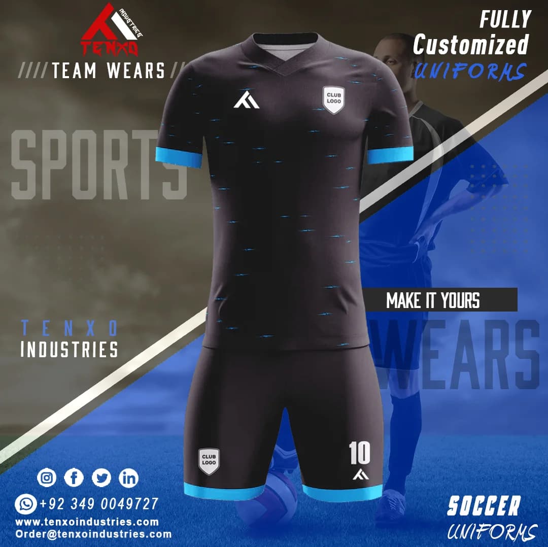 Soccer uniform set