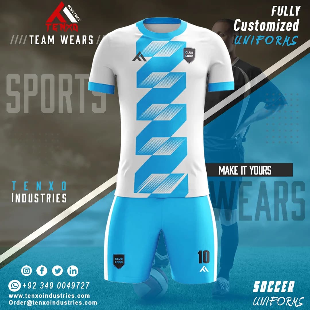 Soccer uniform set