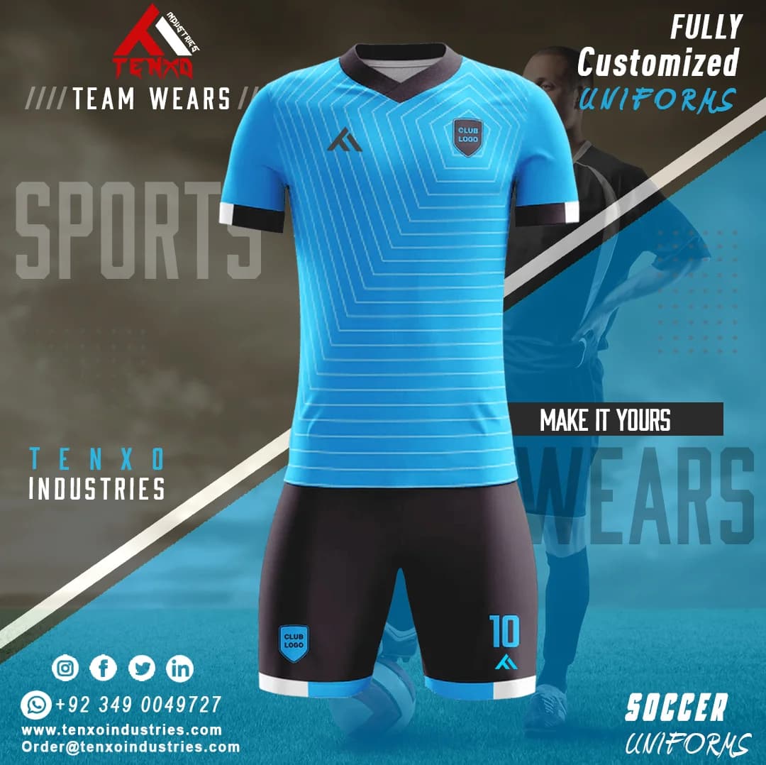 Soccer uniform set