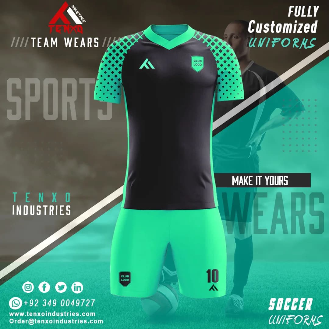 Soccer uniform set