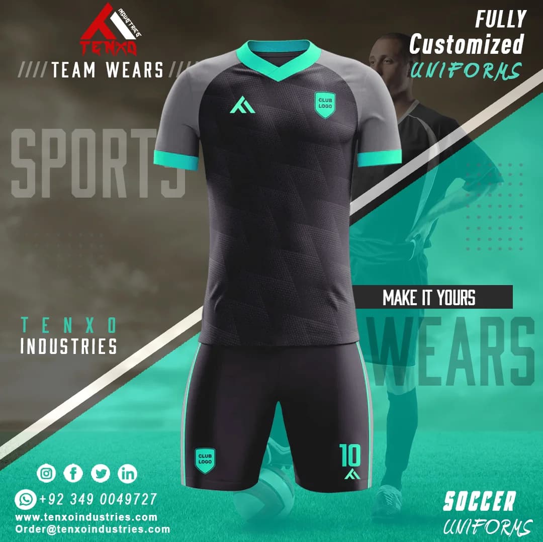 Soccer uniform set