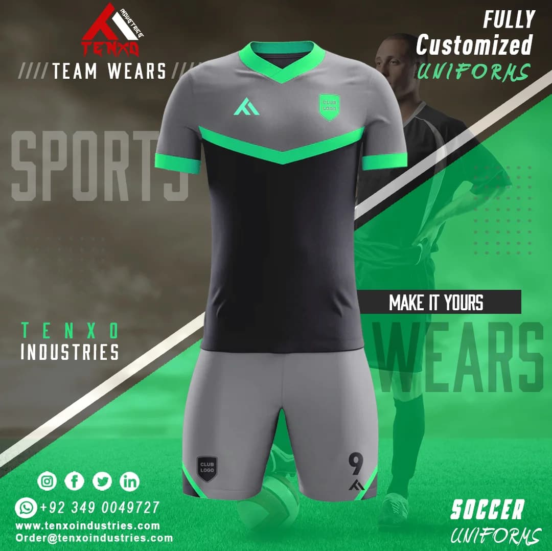 Soccer uniform set