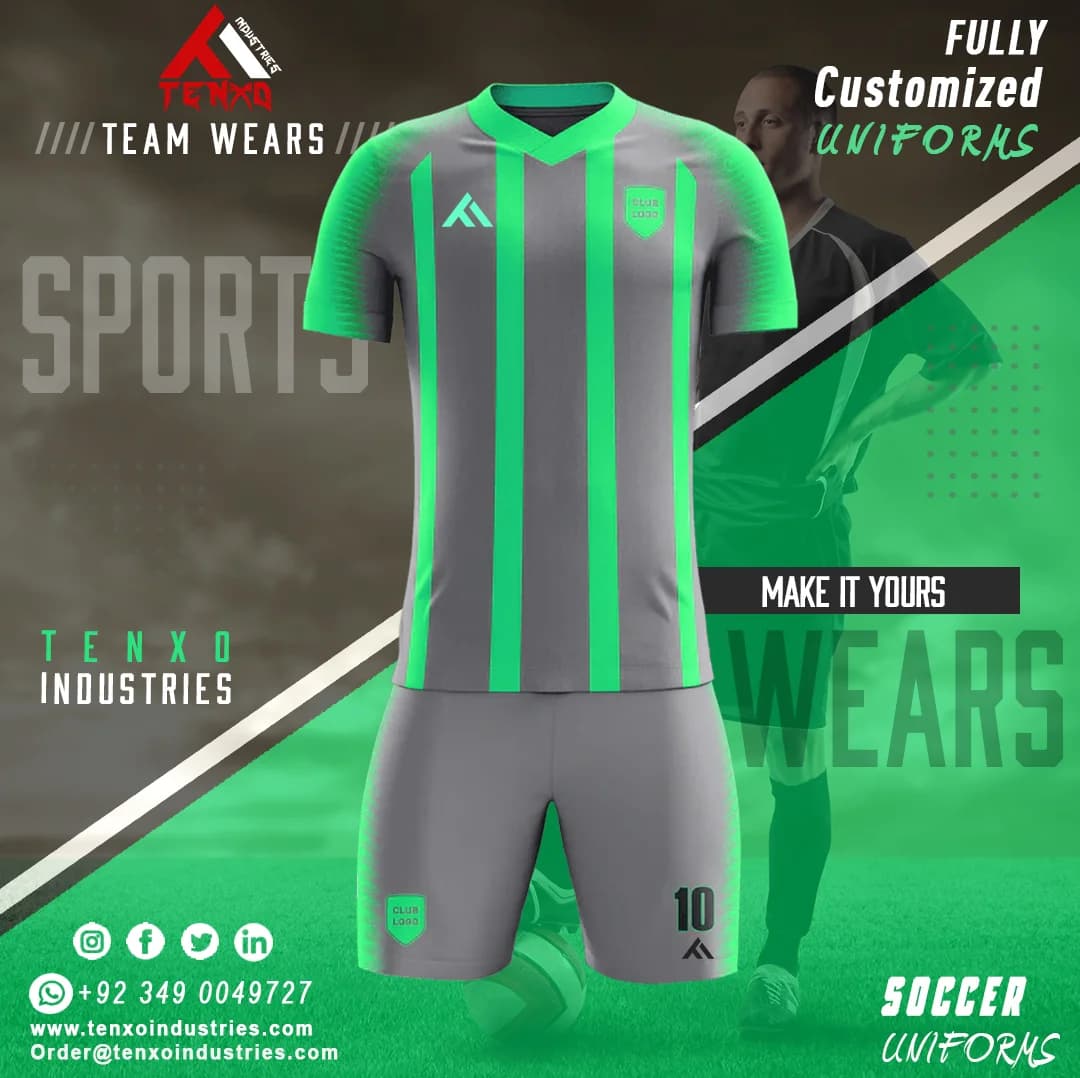 Soccer uniform set