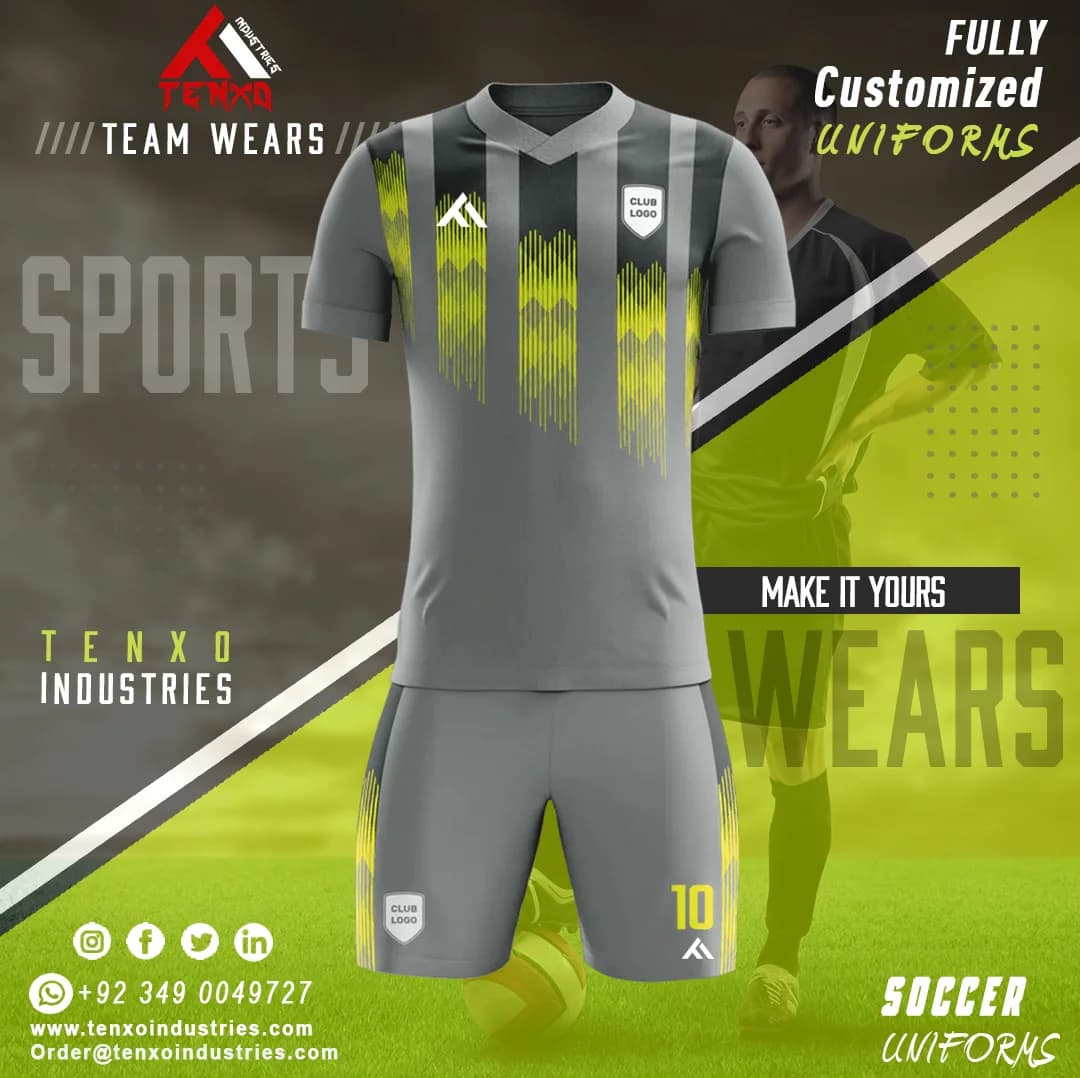 Soccer uniform set