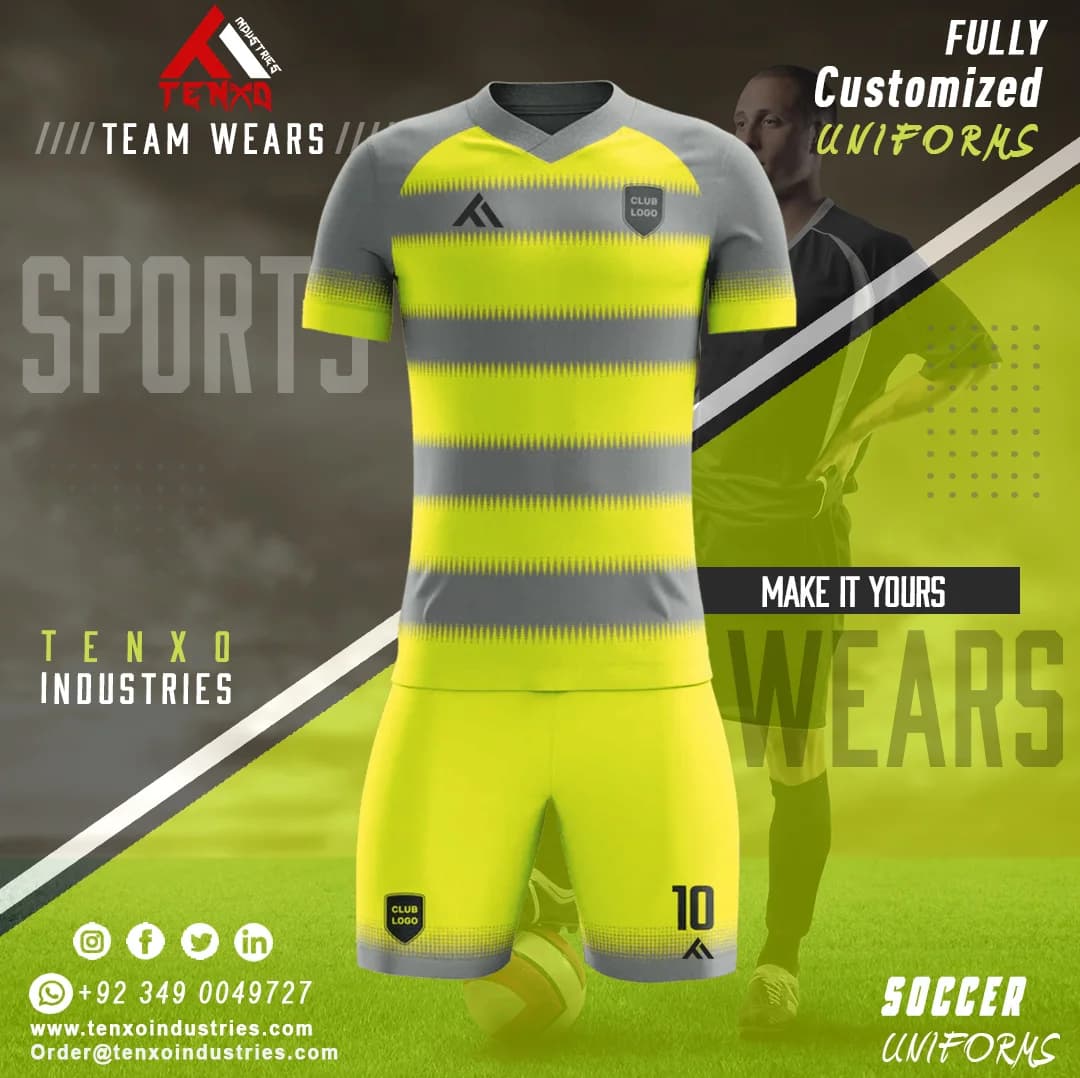 Soccer uniform set