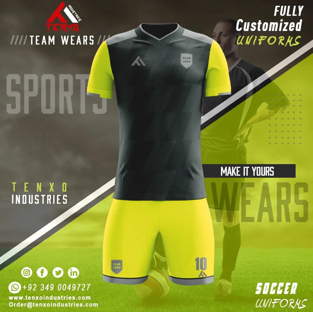 Soccer uniform set