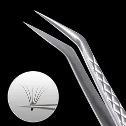 Stainless Steel Eyelash Tweezers