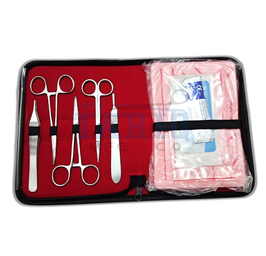 Suture Practice Kit with Silicone Skin and Suturing Tools for Medical Students