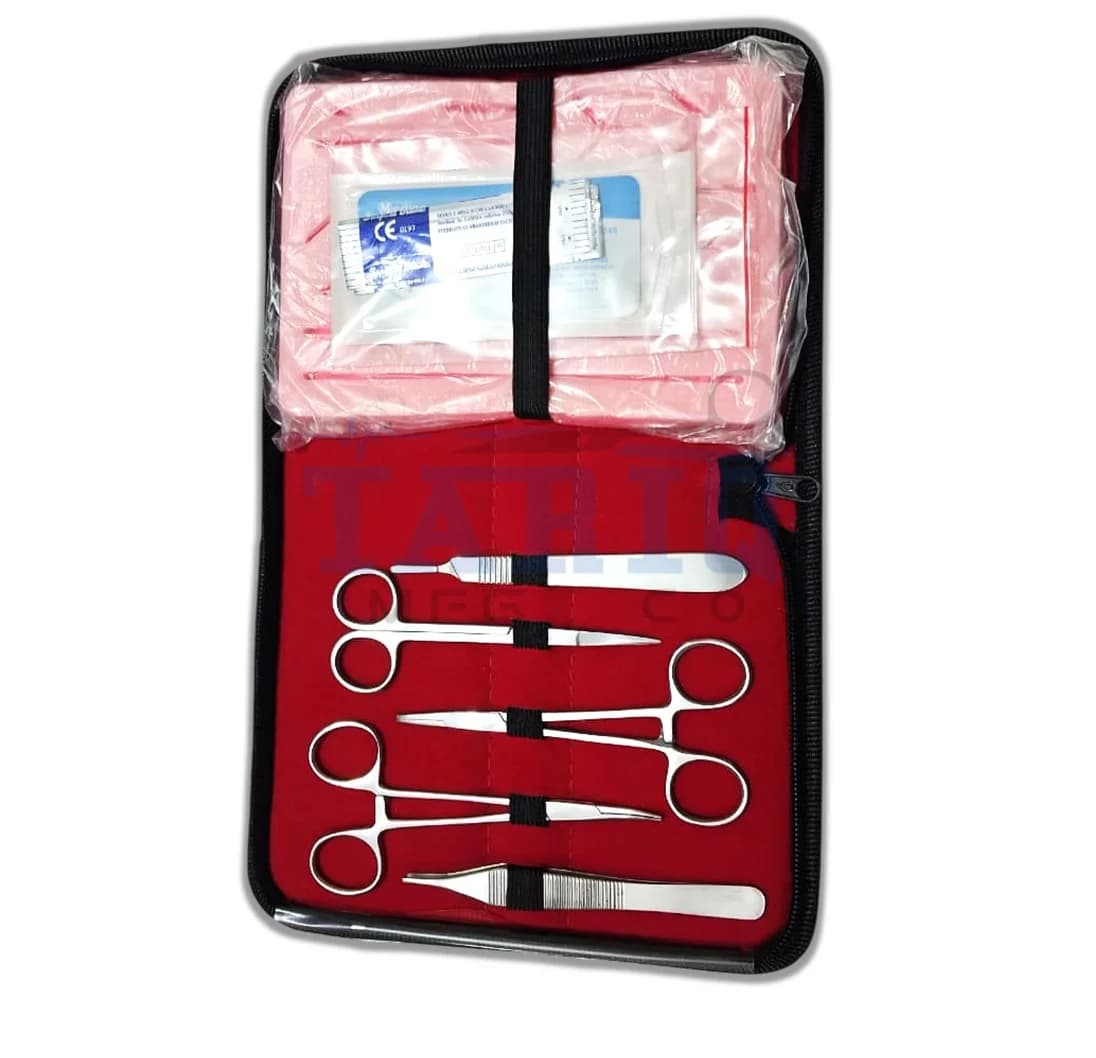 Suture Practice Kit with Silicone Skin and Suturing Tools for Medical Students