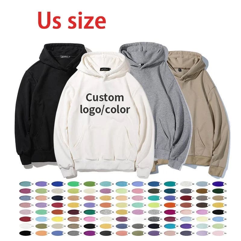 US size hooded sweatshirt