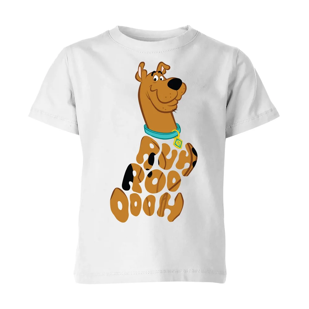White T-shirt with Scooby-Doo graphic