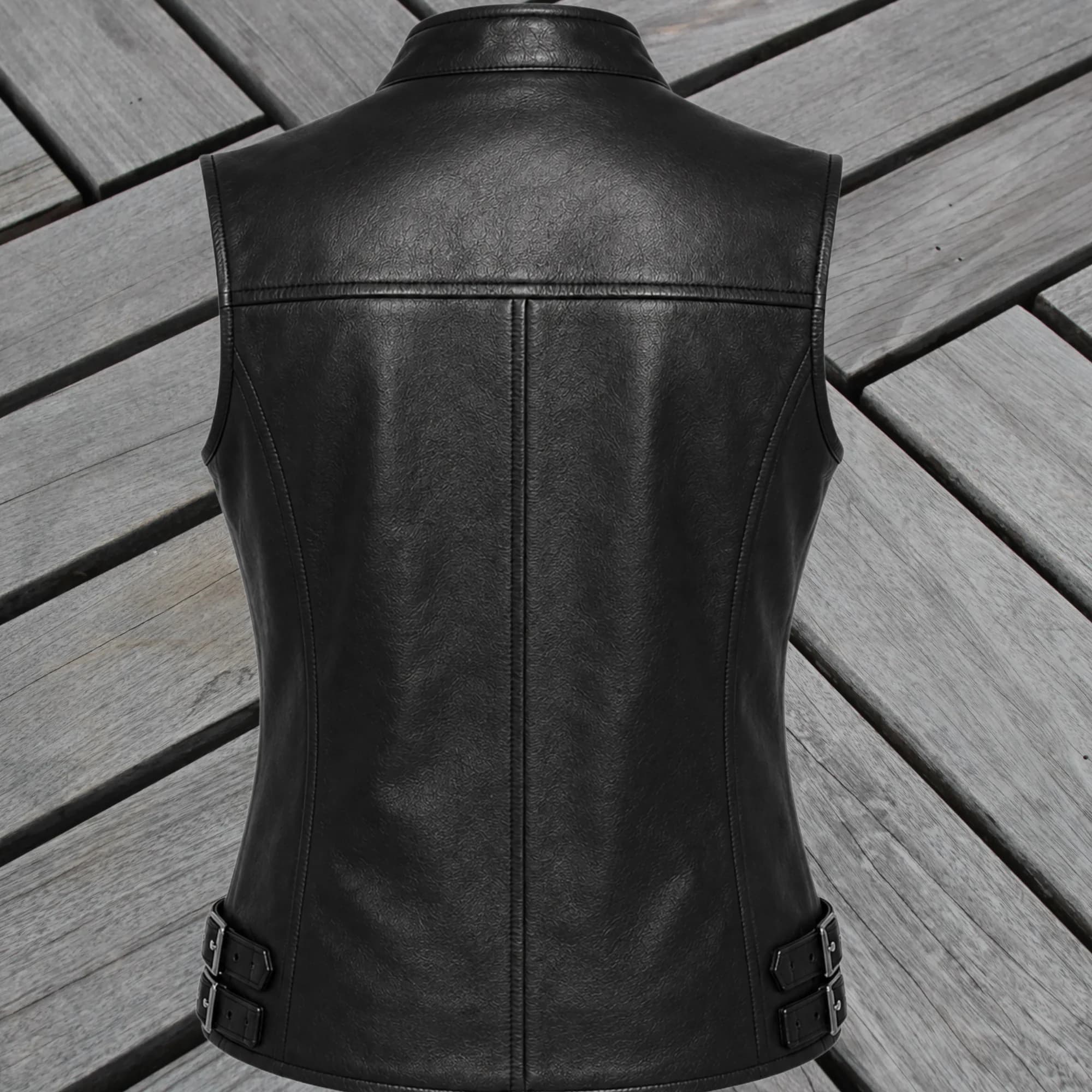 Women’s leather vest
