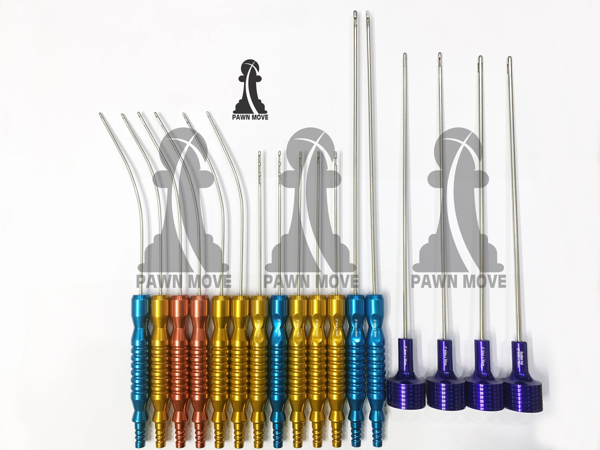 Cannula Set with Toomey Hub & Fixed Handle Liposuction Kit - image 1
