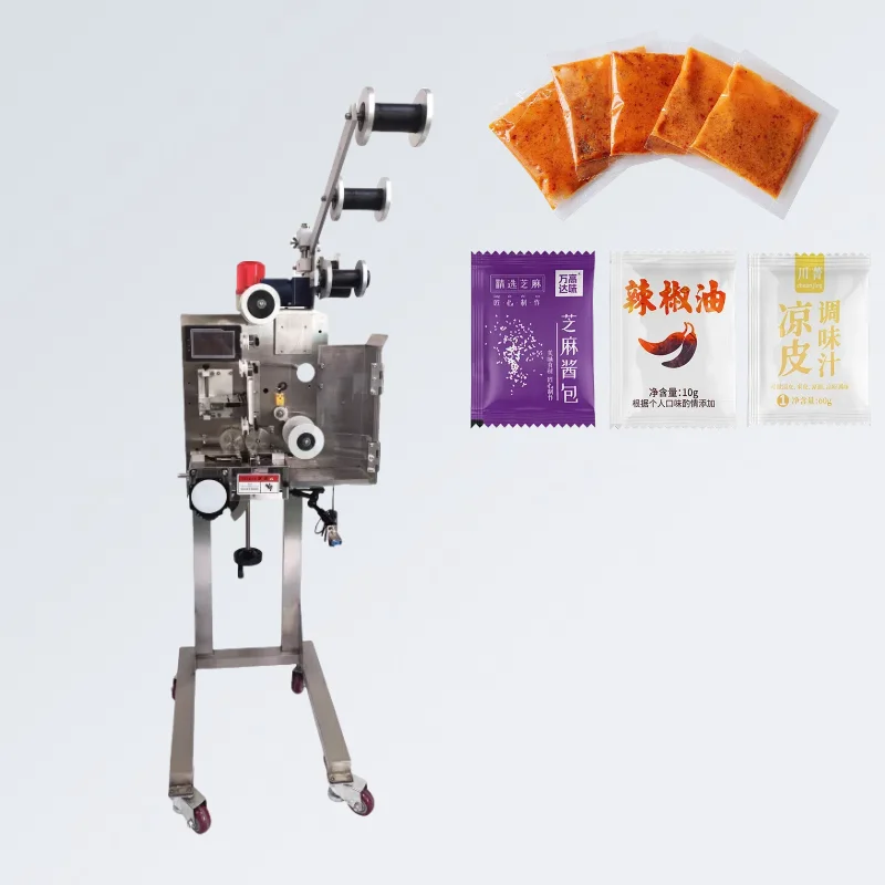 Automatic Seasoning Packet Bag Feeder for Noodle and Vinegar Packets